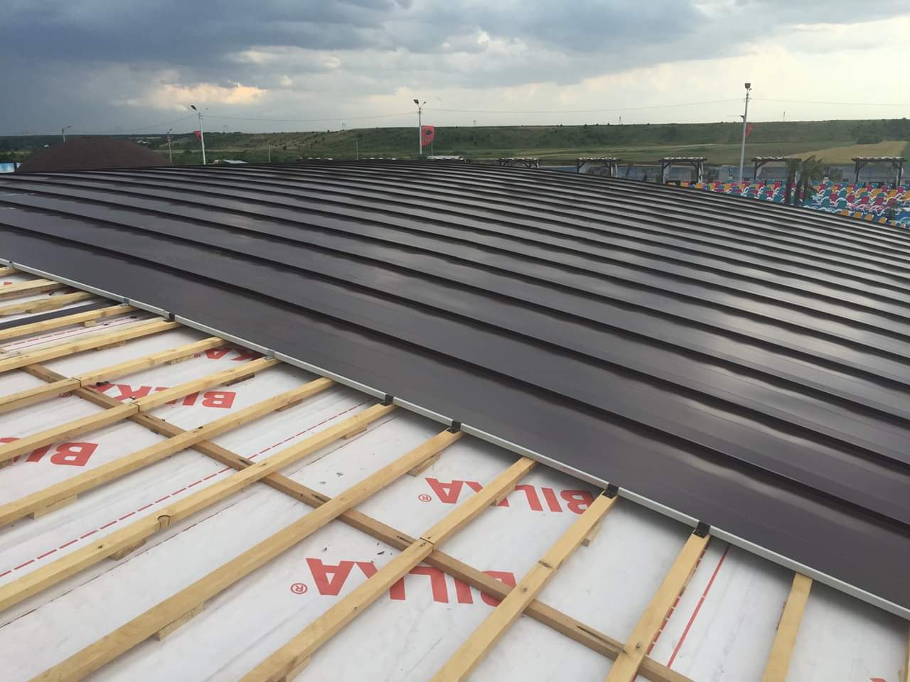 Proiect renovare acoperis in desfasurare